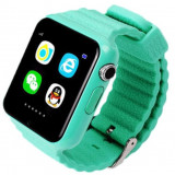 Cumpara ieftin Ceas GPS Copii si Seniori iUni V8K, Touchscreen 1.54 inch, Pedometru, Bluetooth, Notificari, Camera, Green