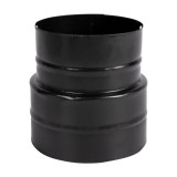 Reductie burlan pentru soba, 120mm, &oslash;130mm, Gri Mat