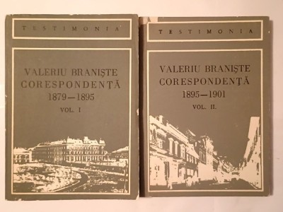 Valeriu Braniște - Corespondență 1879-1895; 1895-1901 (2 vol.) foto