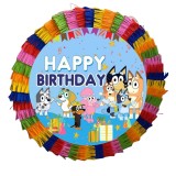 Pinata pentru petreceri, 35 cm, multicolora, model Bluey