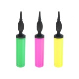 Pompa pentru umflat baloane, dublu sens, culori diverse, 27cm
