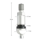 Valva roata tubeless aluminiu compatibila senzor TPMS-5