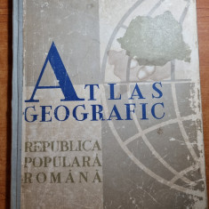 atlas geografic - republica populara romana - din anul 1965