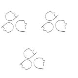 MAGGOT CLIP LINEAEFFE (S,M,L) 10BUC/PL