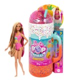 Papusa cu accesorii, Barbie, Color Pop Reveal Rise and Surprise Fruit, HRK57