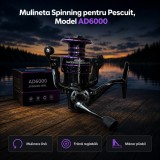 Mulineta Spinning pentru Pescuit, Model AD6000