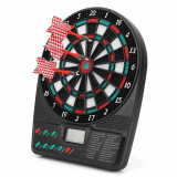 Joc Mini Darts cu afisaj electronic, 2-8 jucatori, 3 sageti, efecte sonore, 18x3x26 cm, ProCart