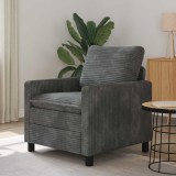 vidaXL Canapea Gri deschis 76 x 81 x 87,5 cm Poliester 42028782