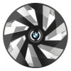 Set 4 Capace Roti, potrivite jantelor de R15, pentru BMW, model vector black and silver, Autohelix MSA
