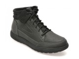 Ghete CLARKS negre, MAPSHI, din piele naturala