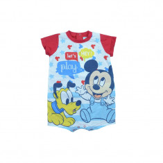 Salopeta de vara pentru baieti Sun City Mickey Mouse ER0049, Multicolor foto