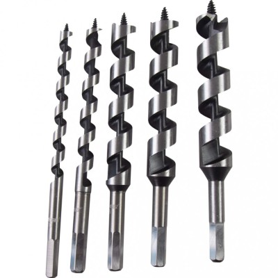 RAIDER Set 5 burghie prindere hexagonala pentru lemn, diametru 10-22 mm, lungime 25mm foto