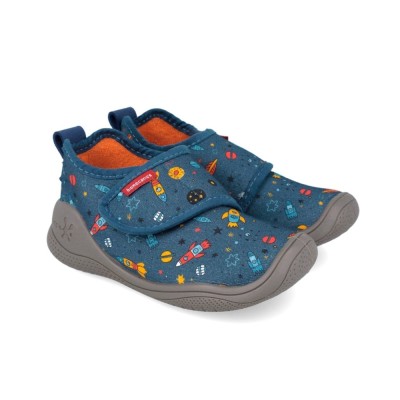 Incaltaminte de interior biomecanics 251282-a zapatilla estampada, bleumarine (marime: 29 (18,2-18,7 cm)) foto