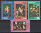 St. Christopher Nevis Anguilla 1973 - Crăciun - Picturi de Murillo, Lippi, s.a., MNH