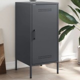 vidaXL Dulap Antracit 36x39x79 cm Otel, 2 Compartimente, Usa, Picioare Reglabile, Modern