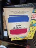 Limba s&acirc;rbo-croată - Victor Vescu