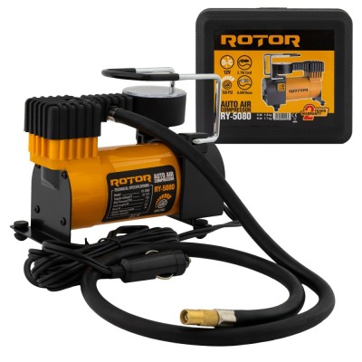 Compresor auto ROTOR RY-5080 , tensiune alimentare 12V, 10 bar / 150 psi, 30 L/min Innovative ReliableTools foto