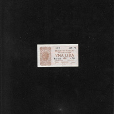 Italia 1 lira 1944 seria415175 aunc