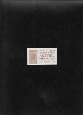 Italia 1 lira 1944 seria415175 aunc foto