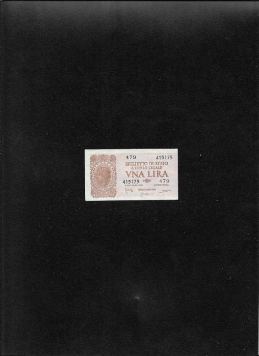 Italia 1 lira 1944 seria415175 aunc