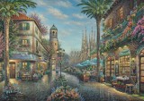 Puzzle 1000 piese - Thomas Kinkade - Cafeneaua spaniola | Schmidt