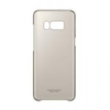 Husa de protectie Samsung Galaxy S8 Clear cover auriu, Plastic, Carcasa