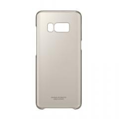 Husa de protectie Samsung Galaxy S8 Clear cover auriu