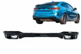 Difuzor Bara Spate cu Evacuare Dubla Negru Lucios compatibil cu BMW 2 Series F44 Gran Coup&eacute; (2020-up) M235I Design RDBMF44MB