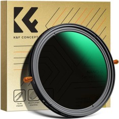 Filtru 2 in 1 K&amp;F Concept ND2-ND32 and CPL 2 Lens Filter for Nano-Dazzle Series