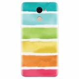 Husa silicon pentru Huawei Enjoy 7 Plus, Watercolors