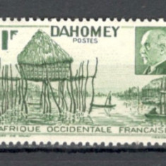 Dahomey.1941 Maresal Petain+EROARE la F stanga sus MD.20