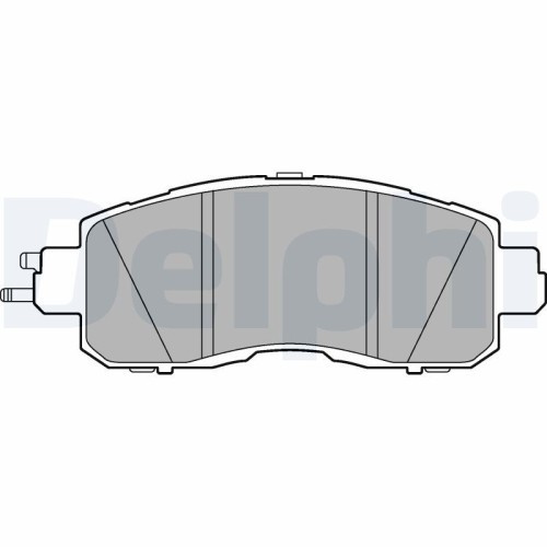 Set placute frana fata DELPHI, Nissan Leaf (Ze0), 11.2010-, Fata; Fata; Tara productie vehicul : Marea Britanie; puntea fata; puntea fata; Sistem de