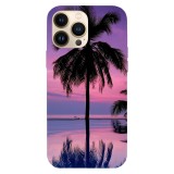 Husa compatibila cu Apple iPhone 15 Pro Max model Tahitian Sunset, Silicon, TPU, Viceversa, Transparent, Carcasa