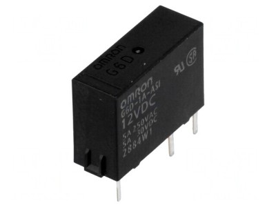 Releu Electromagnetic 12VDC 5A SPST-NO foto