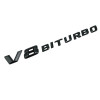 Embleme V8 Biturbo pentru aripa Mercedes, negru, Mercedes-benz
