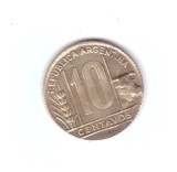 Moneda Argentina 10 centavos 1947, stare relativ buna, curata