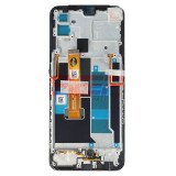 Display LCD Touchscreen cu Rama Realme 7 5G Negru Original Service Pack