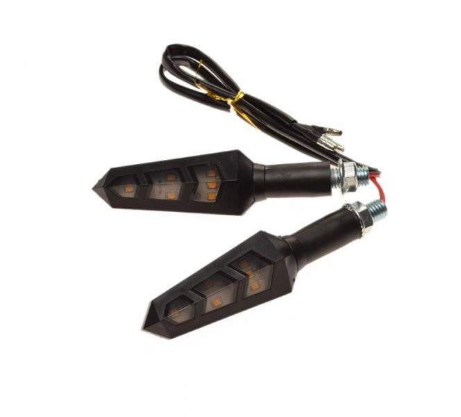 Set 2 lampi semnalizare LED, triunghiulare, prindere M10 Cod Produs: MX_NEW AM1472