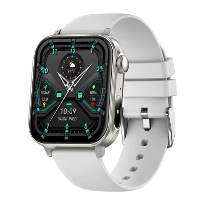 COLMI P80 Grey , Smartwatch 1.83, HD, Bluetooth 5.3, Monitorizare Sanatate Sport, IP67 Waterproof, Android iOS foto