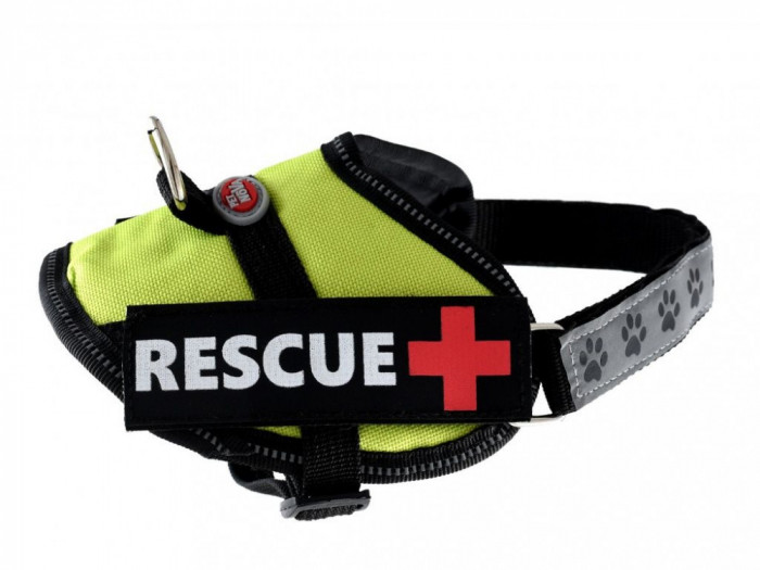 Ham pentru c&acirc;ini Rescue XS 30 - 40 cm, verde