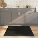 Covor Bambus Negru 100x100 cm vidaXL - Covorase Camera Sufragerie Bambus Natural Antiderapant