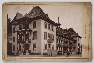 SLANIC MOLDOVA , HOTELUL PUFF , FOTOGRAFIE , CCA. 1900 foto