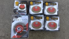 Perie circulară din s&acirc;rmă pt flex 100mm -115 mm- 125 mm Vorel si Yato