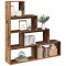 vidaXL Bibliotecă/separator 4 niveluri, lemn 143,5x29x143,5 cm lemn 858001