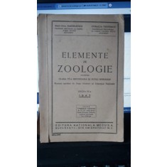 Elemente de Zoologie pentru Clasa VI-a Secundara si Scoli Speciale - Emil-Alex Sanielevici , Coralia Vernescu