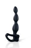 Stimulator Anal Mystim Big Bend-It, Silicon, Negru, 23 cm