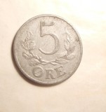 DANEMARCA 5 ORE 1941 VARIANTA DE ALUMINIU, Europa