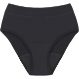 Snuggs Period Underwear Hugger: Extra Heavy Flow Black chiloți menstruali textili &icirc;n caz de menstruație puternică mărime L Black 1 buc