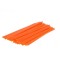 Set protectii spite, 72 buc portocalii, 240mm