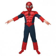 Costum Ultimate Spiderman Deluxe copii 7-8 ani foto